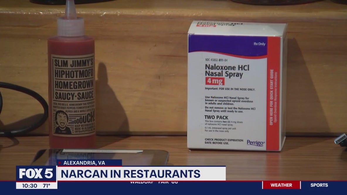 Alexandria supplying Narcan in restaurants